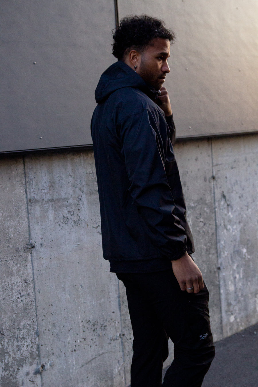 Embroidered Champion Windbreaker