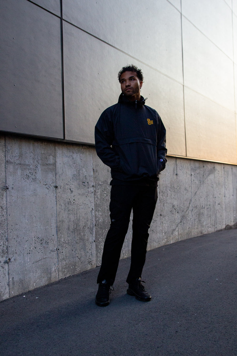 Embroidered Champion Windbreaker