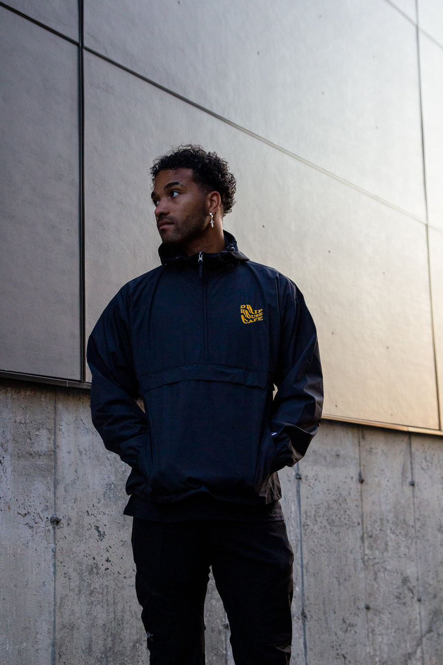 Embroidered Champion Windbreaker