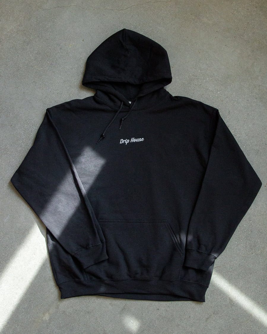 Black Graphic Hoodie
