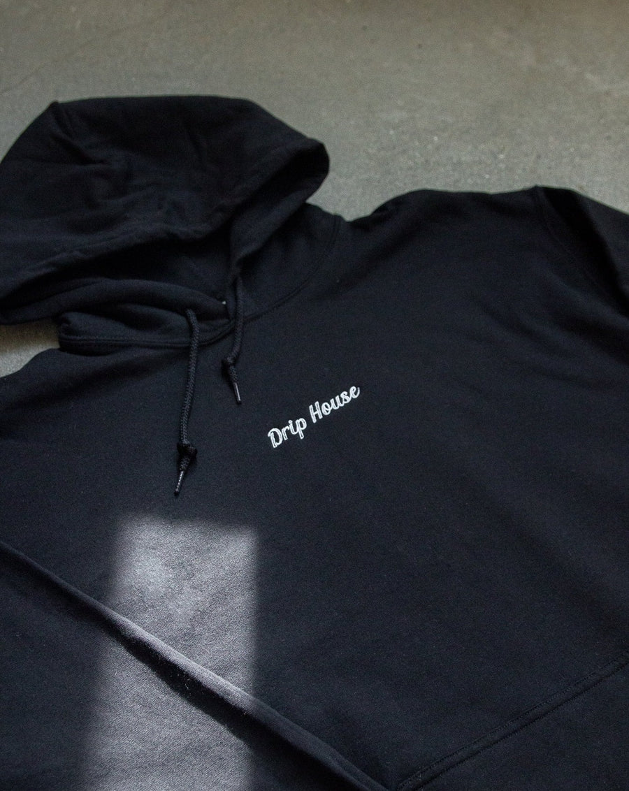 Black Graphic Hoodie