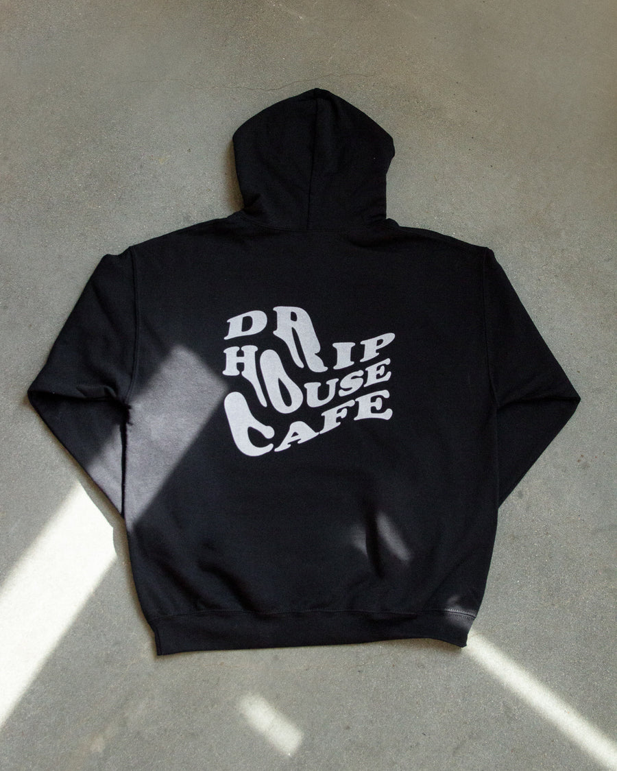 Black Graphic Hoodie