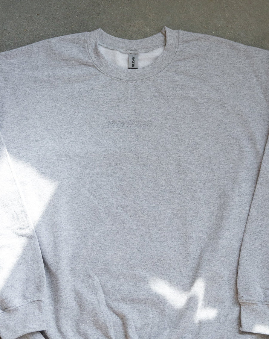 Grey Graphic Crewneck