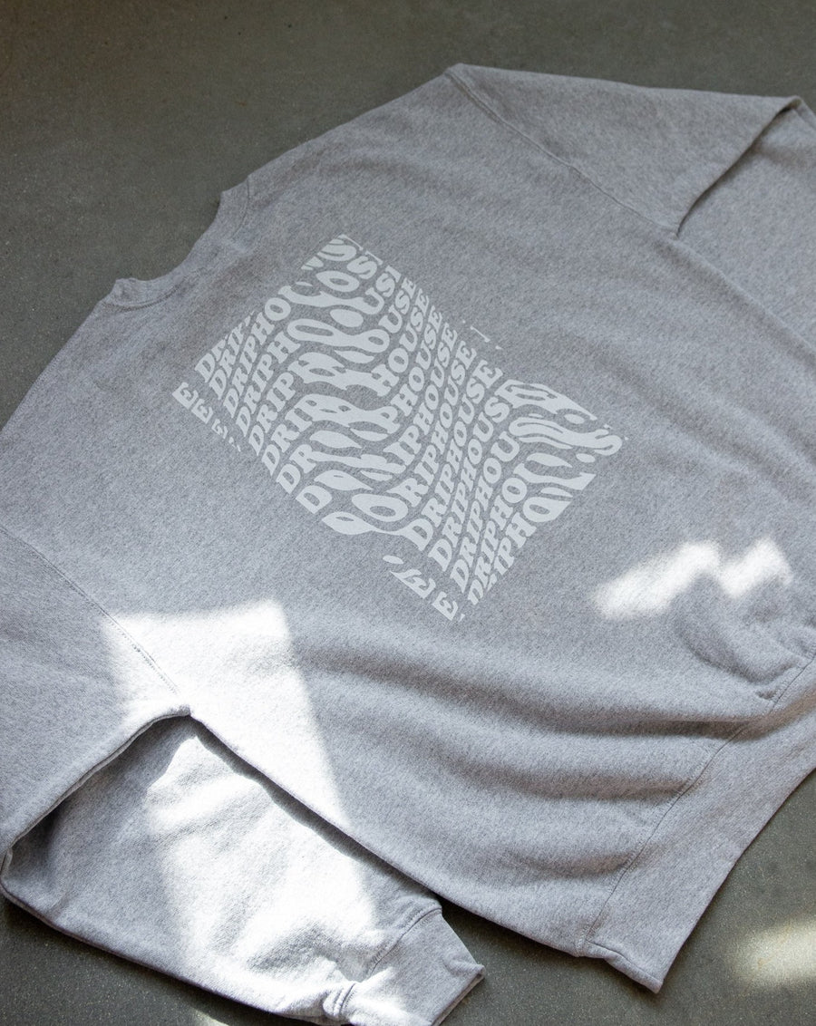 Grey Graphic Crewneck