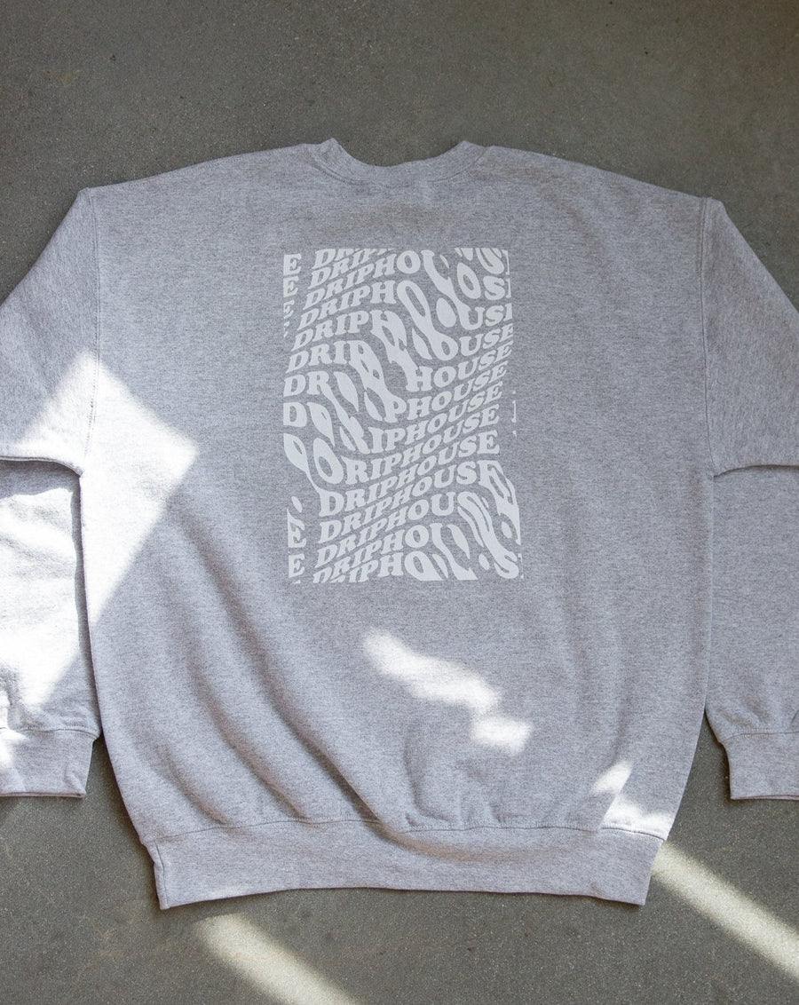 Grey Graphic Crewneck