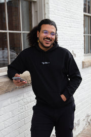 Black Graphic Hoodie