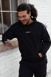 Black Graphic Hoodie