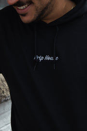 Black Graphic Hoodie