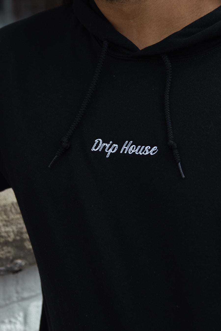 Black Graphic Hoodie